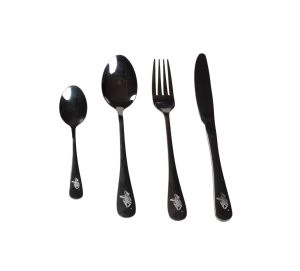 Sada príborov Čierny Nerez Cutlery SS 410